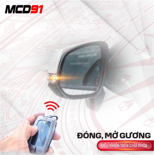 LimoGreen - Gương gập điện