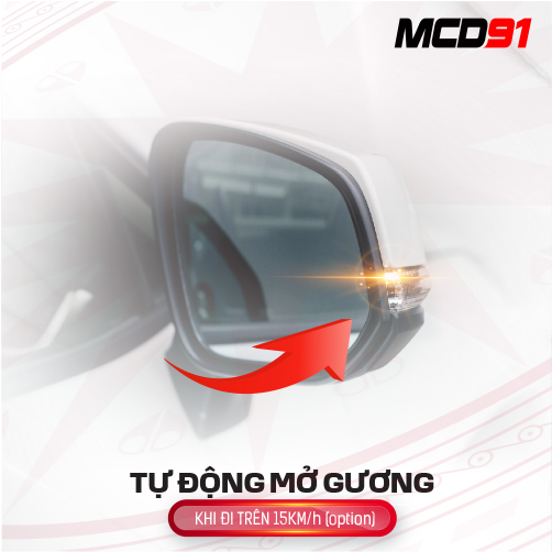 LimoGreen - Gương gập điện