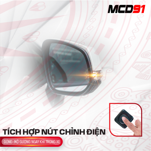 LimoGreen - Gương gập điện