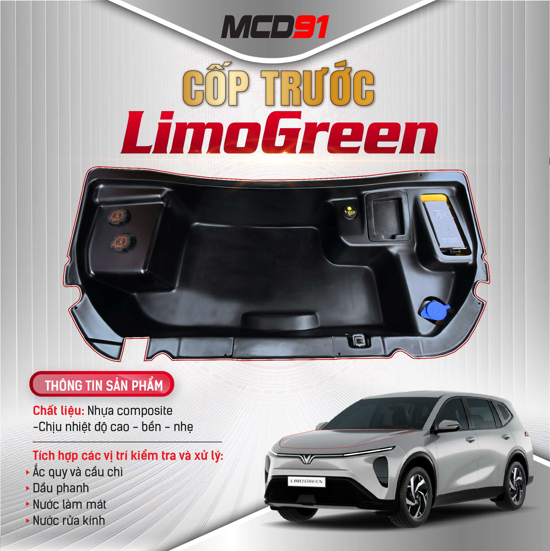 Cốp trước limogreen