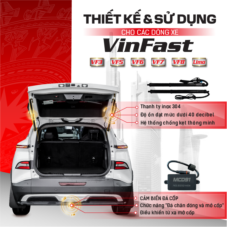 Cốp điện VF5